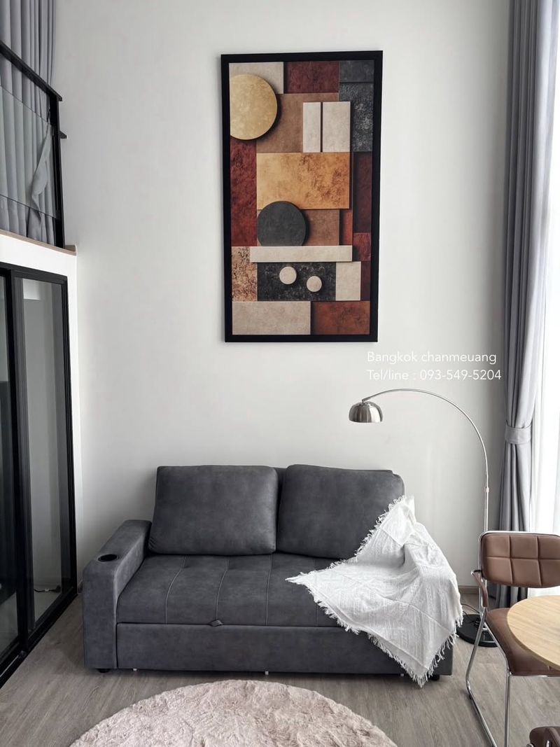 Duplex 1 Bedroom Condo for Rent at Origin Plug&Play Nonthaburi Station